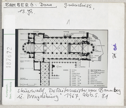 Vorschaubild Bamberg: Dom, Grundriss 